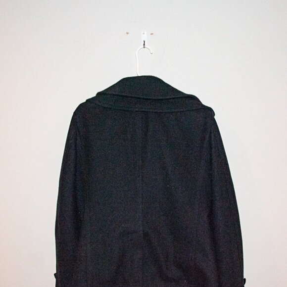 Express Pea Coat Navy Blue Mens Small P - Picture 3 of 5
